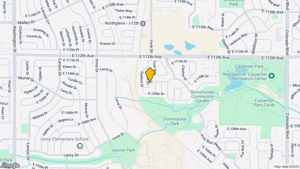 11016 Claude Ct Map and Location Details