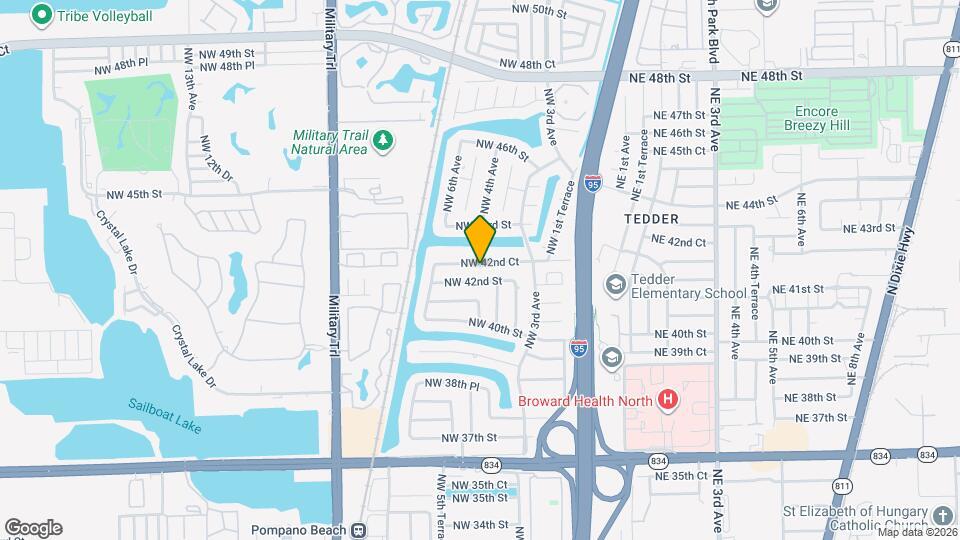 480 NW 42nd Ct Map and Location Details