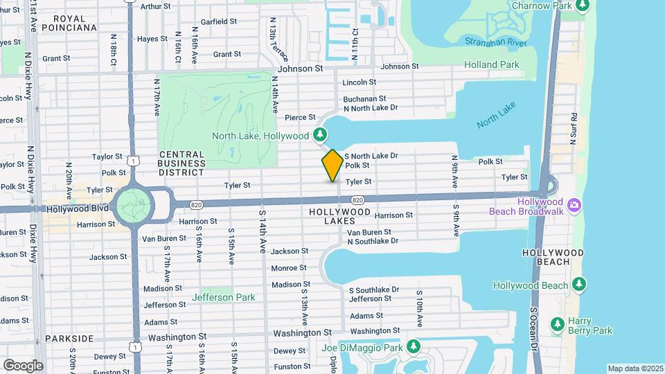 1206 Tyler St Map and Location Details