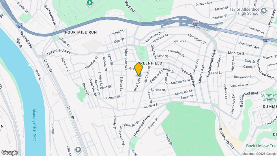 4258 Glen Lytle Rd Map and Location Details