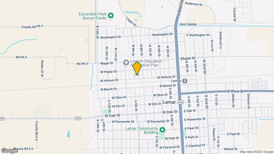 102 N 9th St, Unit C Map and Location Details