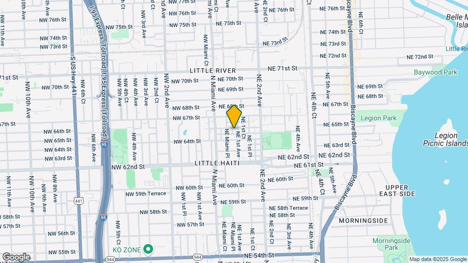 92 NE 65th St Map and Location Details