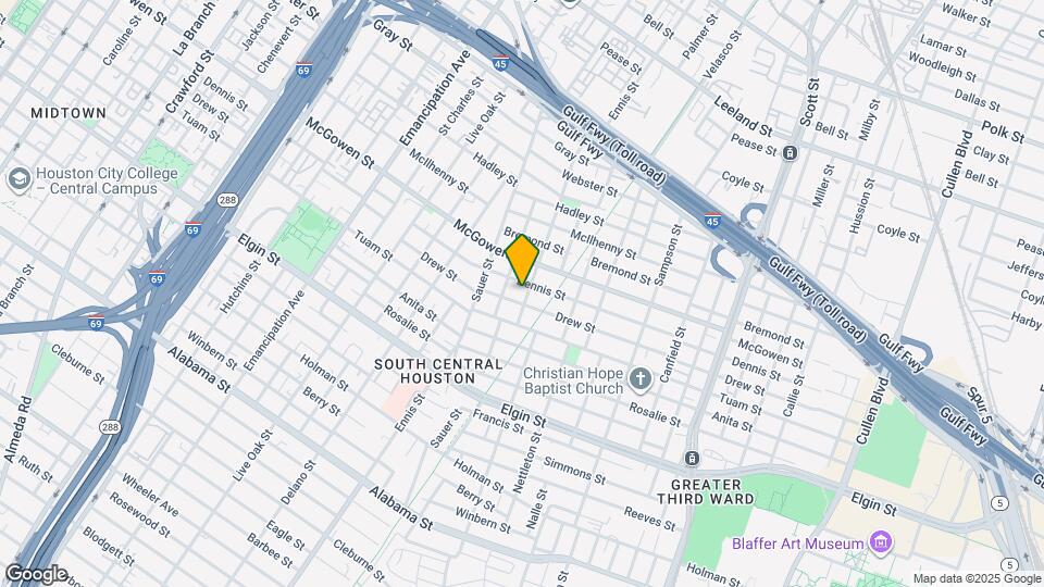 2720 Briley St Mapa y Detalles de la Ubicación