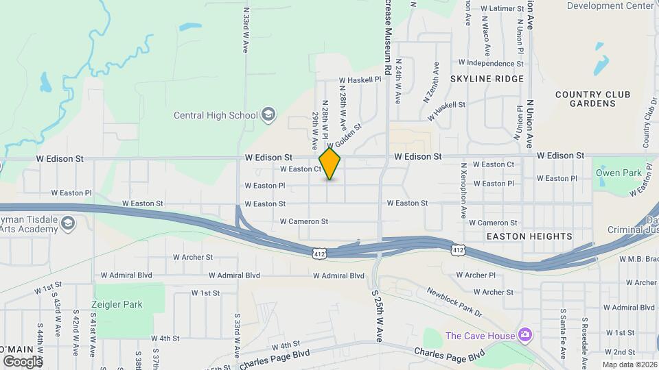 2719 W Easton Pl Mapa y Detalles de la Ubicación
