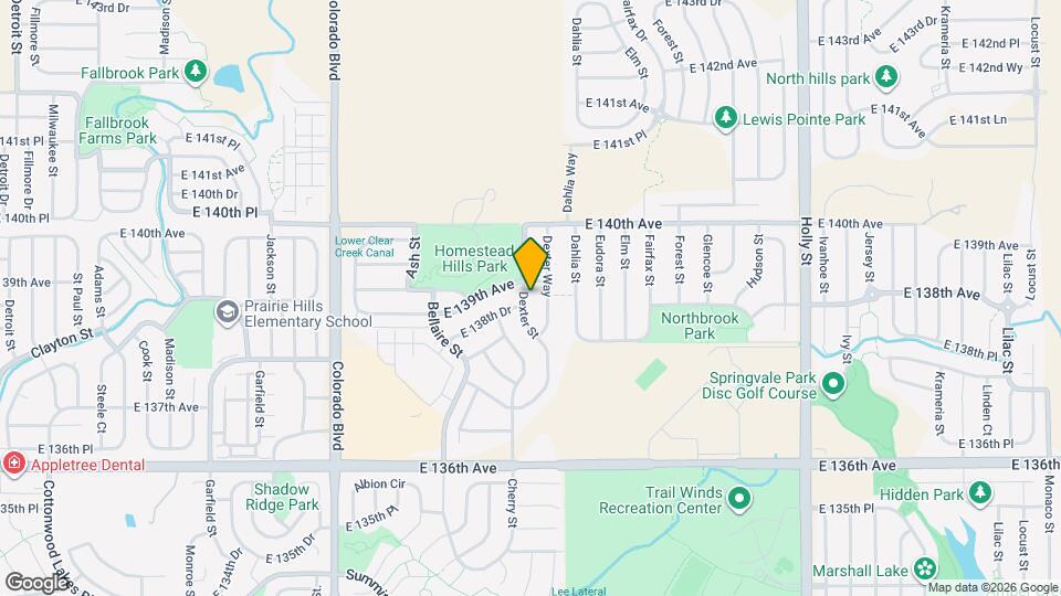 13830 Dexter St Map and Location Details