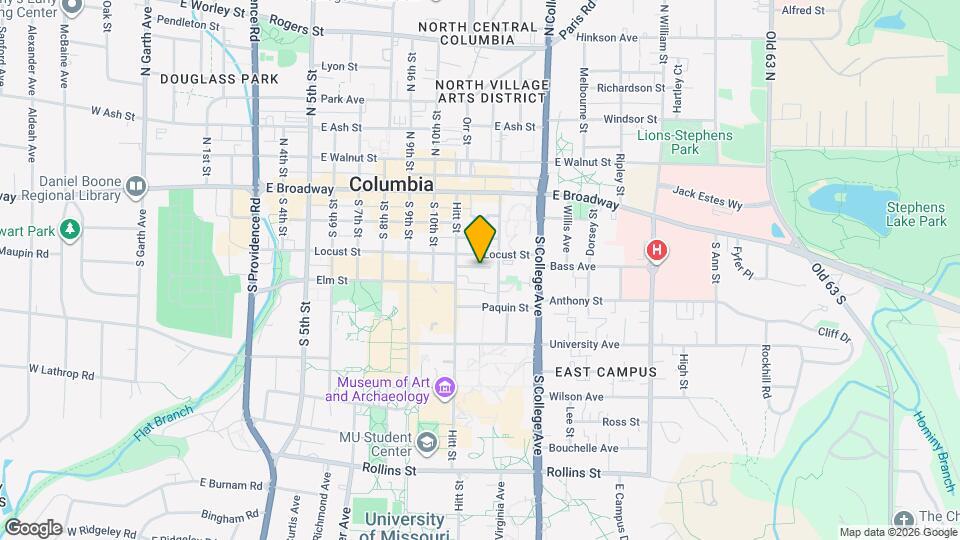 207 Waugh St Map and Location Details