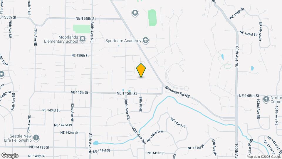 8845 NE 147th St Map and Location Details