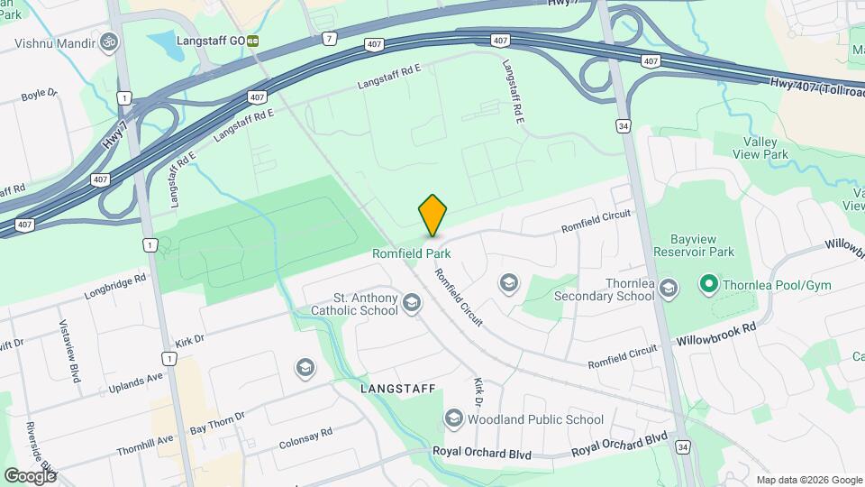 161 Romfield Circuit Map and Location Details