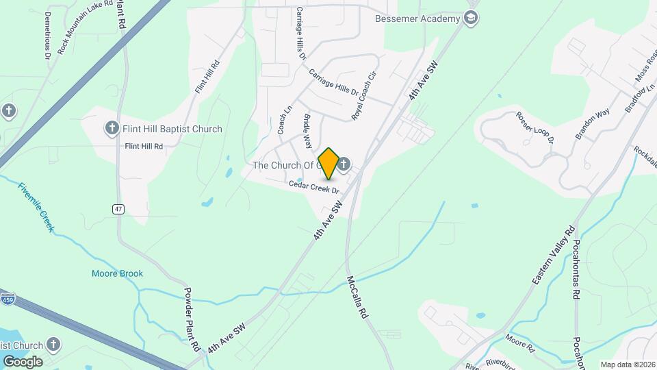 5413 Cedar Creek Dr Map and Location Details