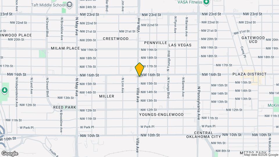 1612 N Villa Ave Map and Location Details