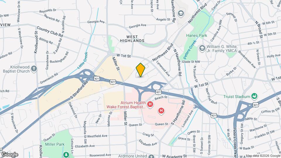 1966 Hinshaw Ave SW, Unit 1 Map and Location Details