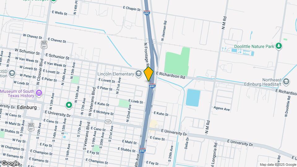 701 N Onyx Ave Map and Location Details