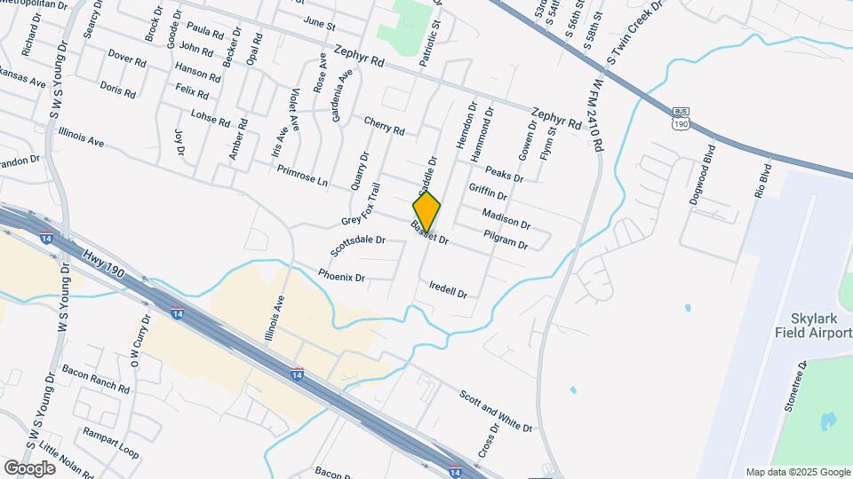 1901 Herndon Dr Map and Location Details