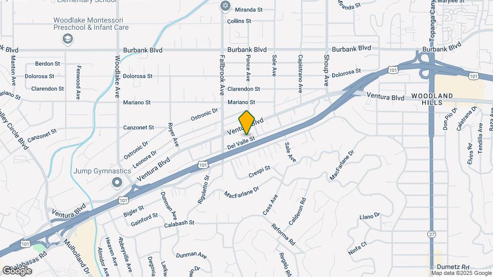 22727-22729 Del Valle St Map and Location Details