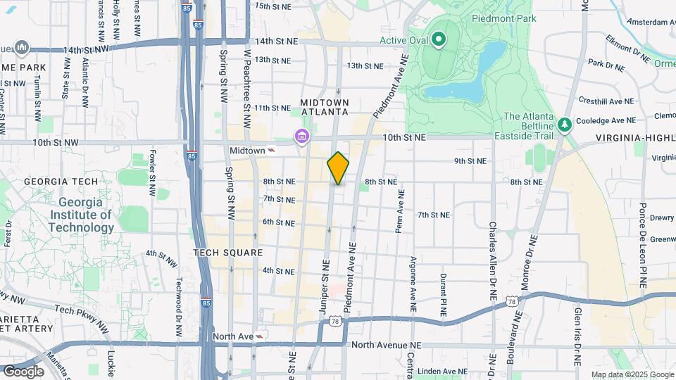 905 Juniper St NE, Unit #116 Map and Location Details