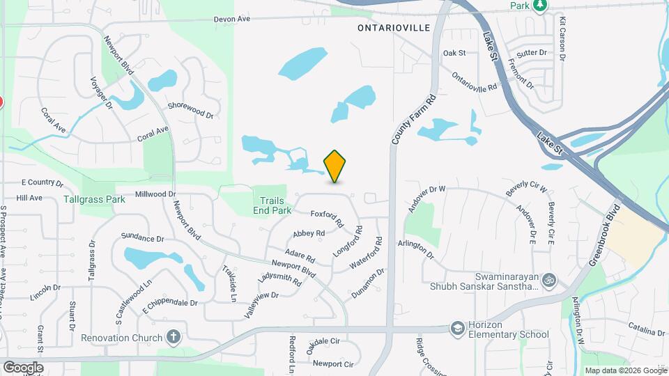 1004 Longford Rd Map and Location Details