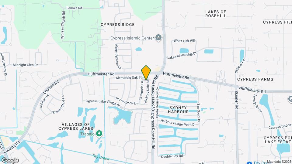 15519 Hickory Dale St Map and Location Details