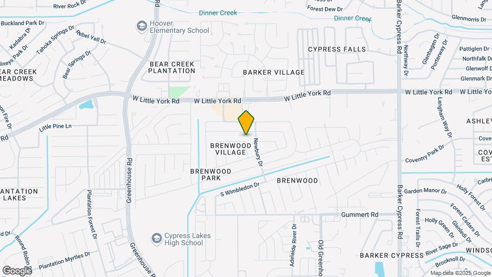 18706 Driftwood Springs Dr Map and Location Details