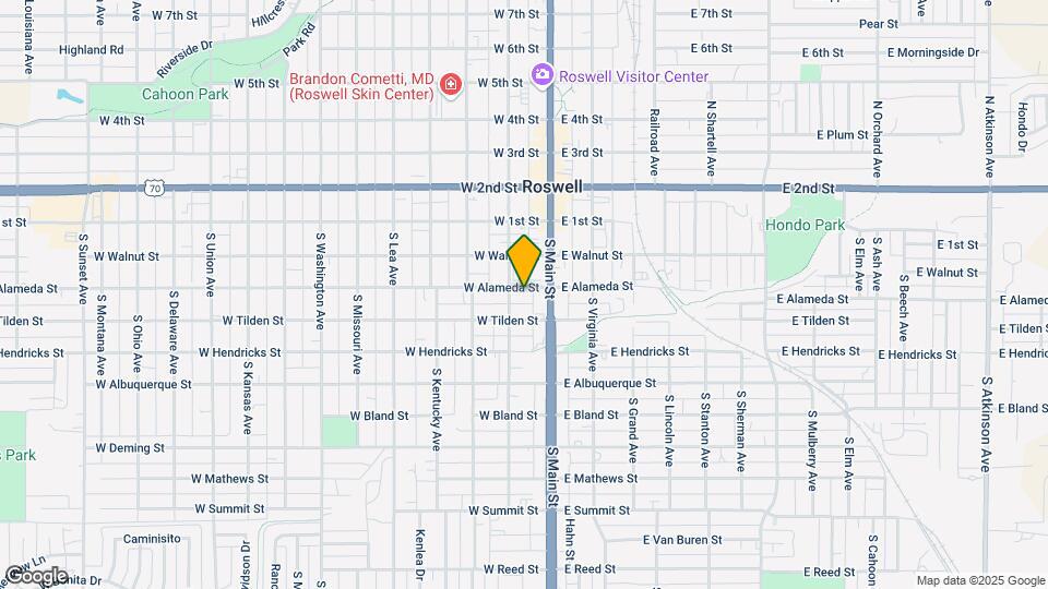 110 W Alameda St Map and Location Details