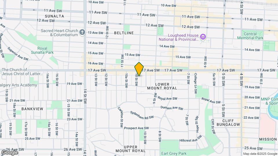 1716 10th St SW Map and Location Details