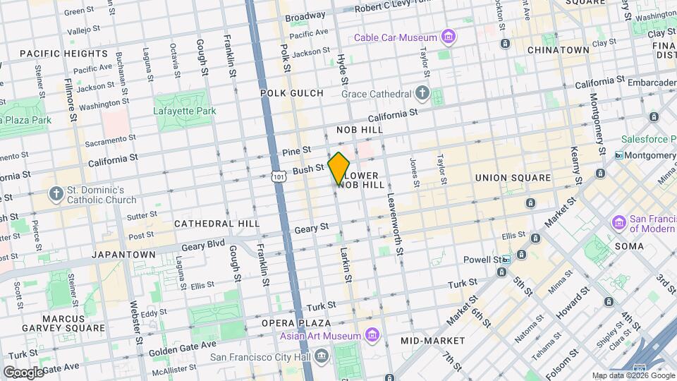 1038-1098 Larkin St Map and Location Details