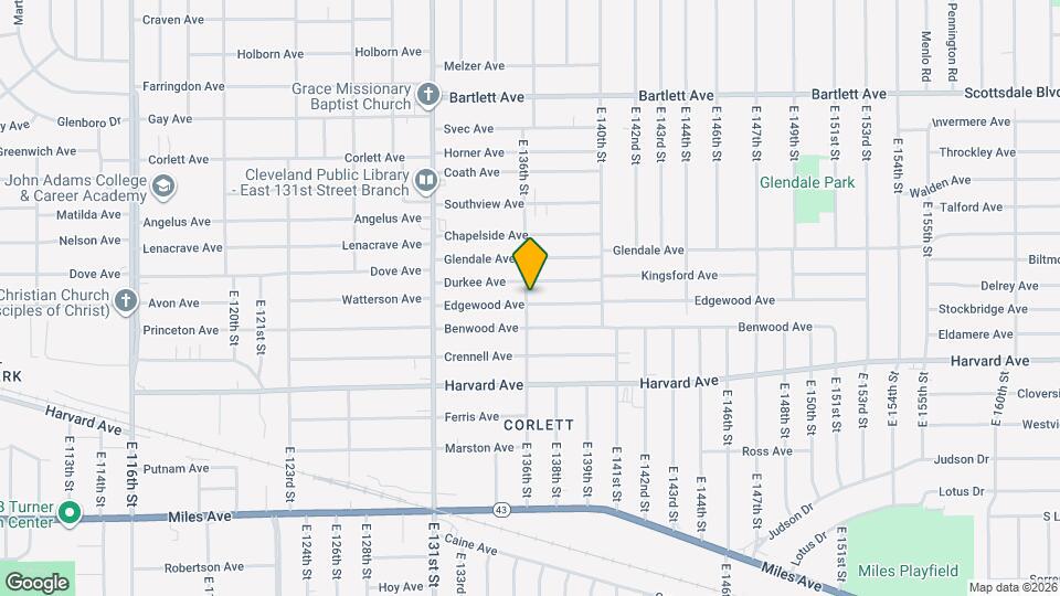 13601 Edgewood Ave Map and Location Details