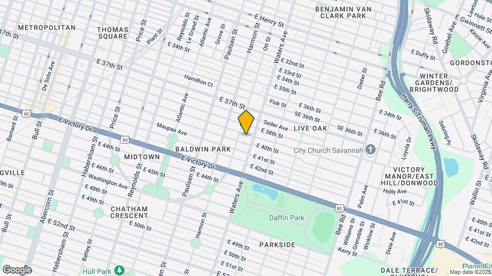 1011 E 39th St Map and Location Details