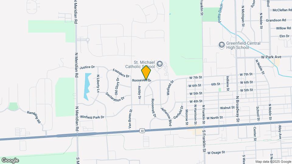 1691 Roosevelt Dr Map and Location Details