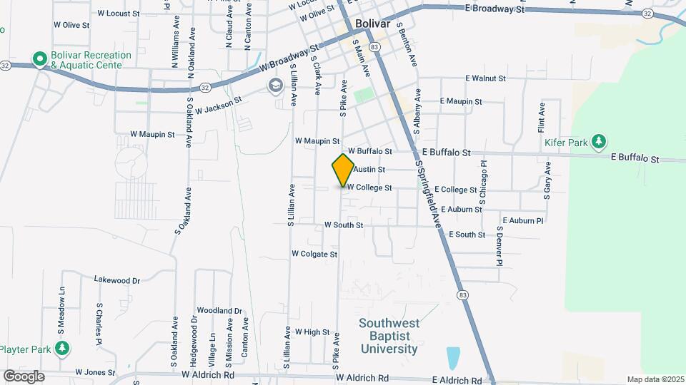 906 S Pike Ave Map and Location Details