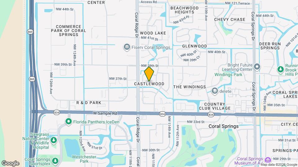 3570 NW 115th Way Map and Location Details