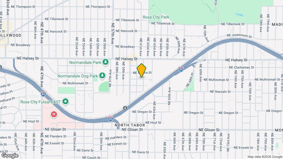6136 NE Multnomah St Map and Location Details