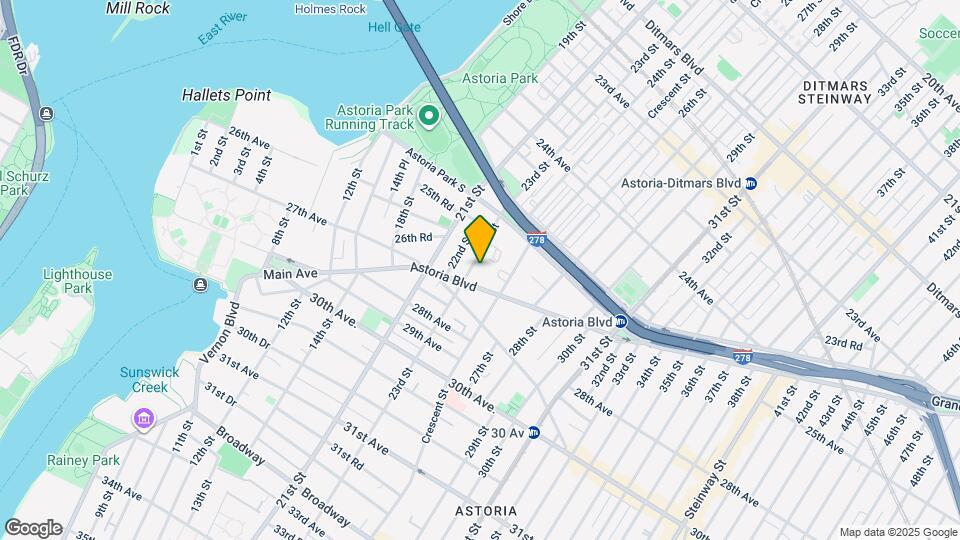 25-65 23rd St Mapa y Detalles de la Ubicación