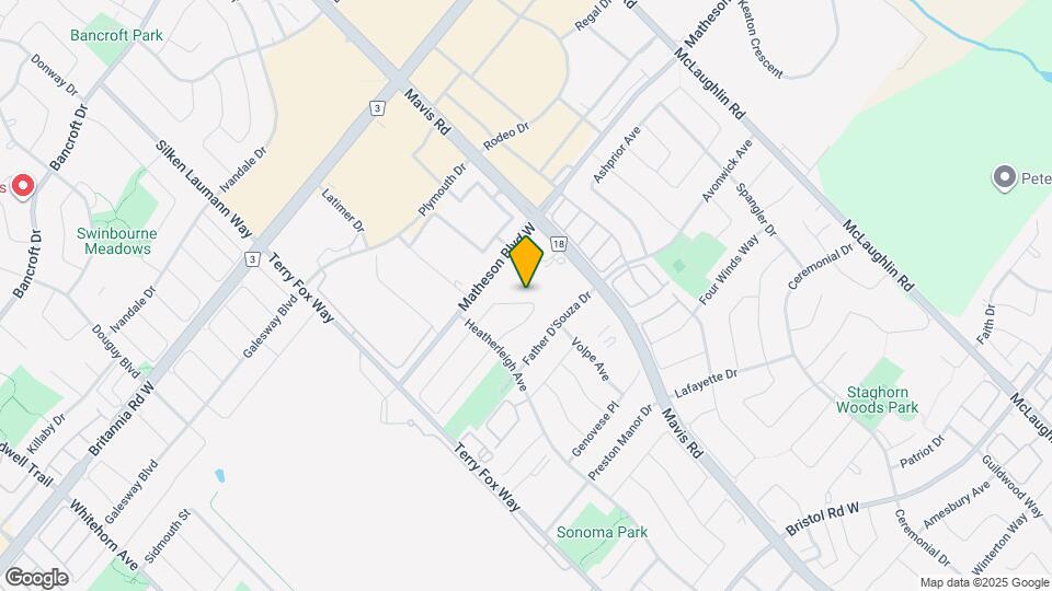 866 Khan Crescent Map and Location Details