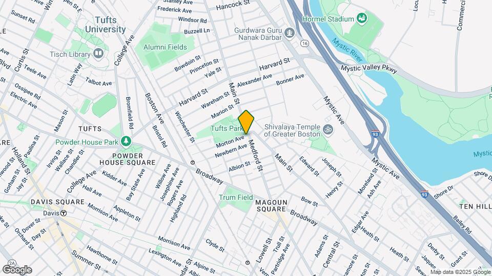 9 Medford St, Unit 2 Map and Location Details