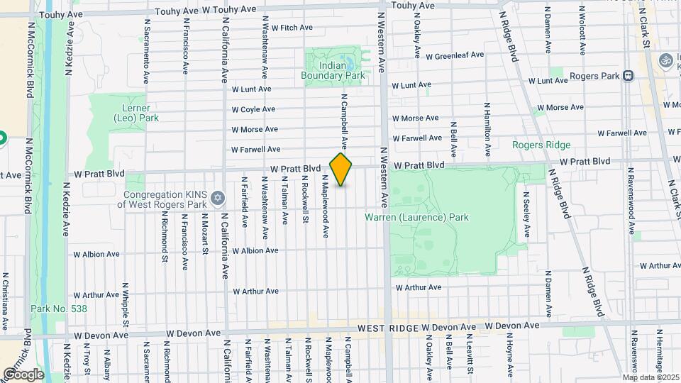 6724 N Campbell Ave Map and Location Details