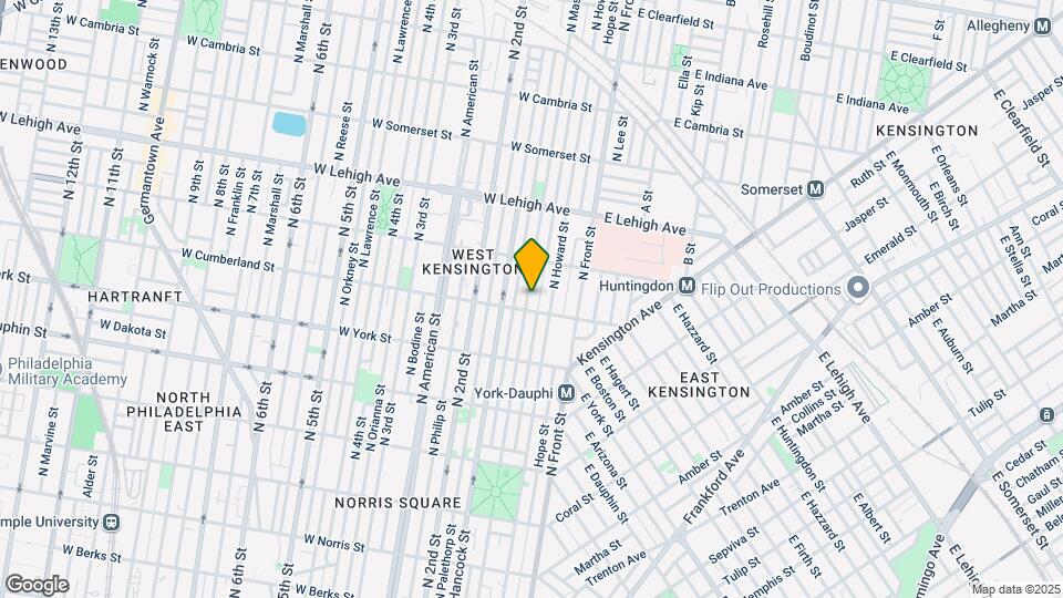 2507 N Mascher St-Unit -2 Map and Location Details