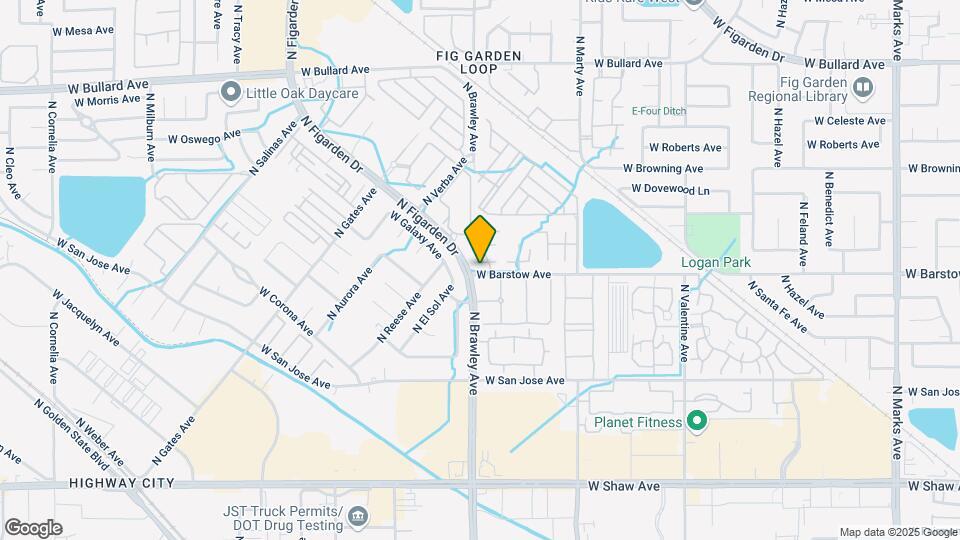 3770 W Barstow Ave Map and Location Details