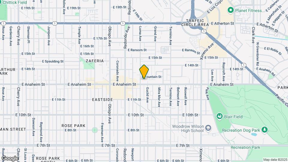 3605 E Anaheim St Map and Location Details