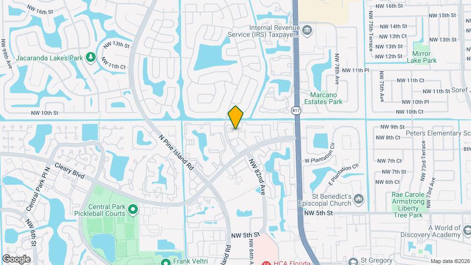 8244 NW 9th St Map and Location Details