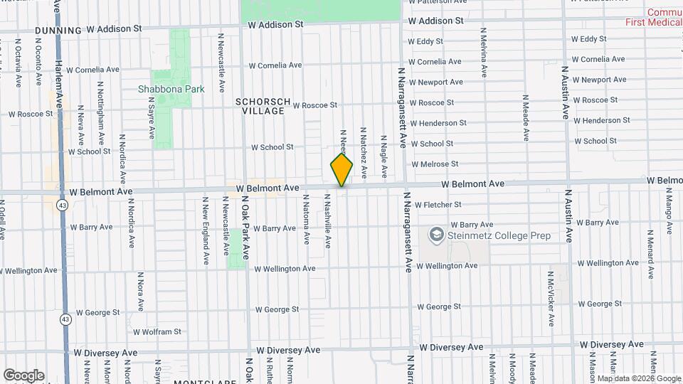 3158 N Neenah Ave Map and Location Details