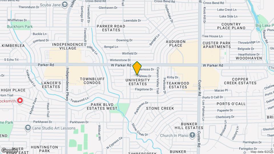 2600 Plateau Dr Map and Location Details