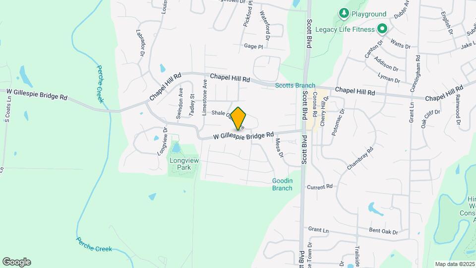 4705 W Gillespie Bridge Rd Map and Location Details