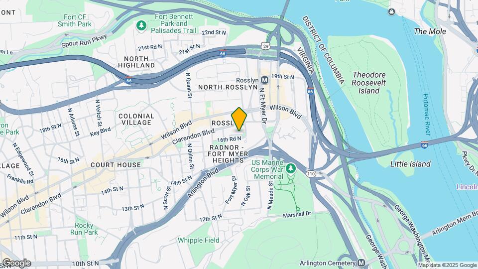 Rosslyn Commons Map and Location Details