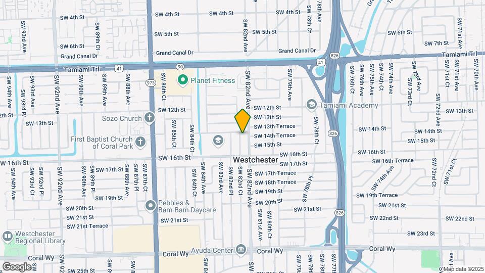 1411 SW 82nd Ct Map and Location Details