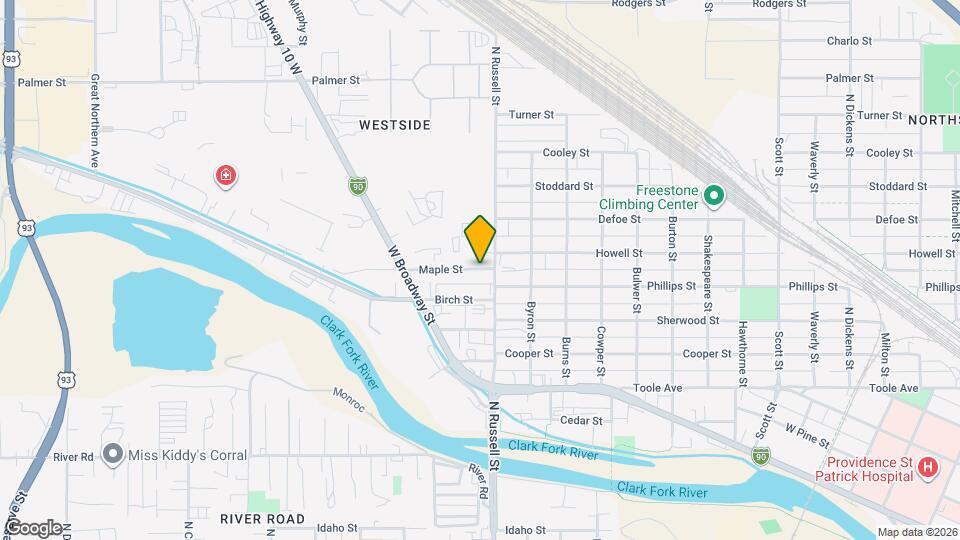 1905 Maple St Map and Location Details