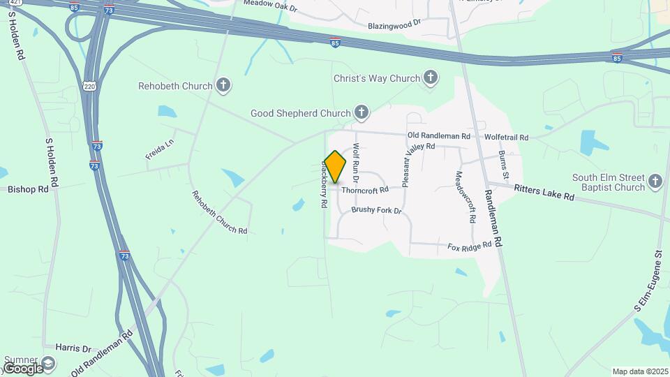 1010 Thorncroft Rd Map and Location Details