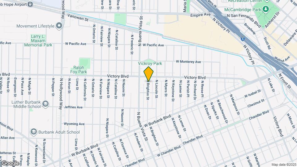 1430 N Brighton St Map and Location Details