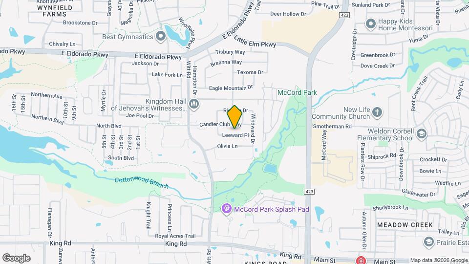 2333 Leeward Pl Map and Location Details