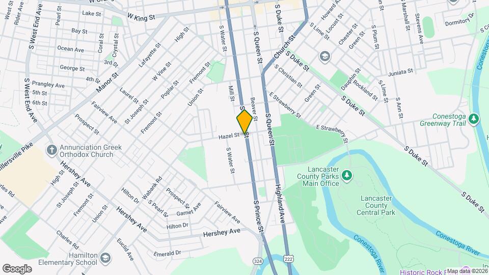 508 S Prince St Map and Location Details