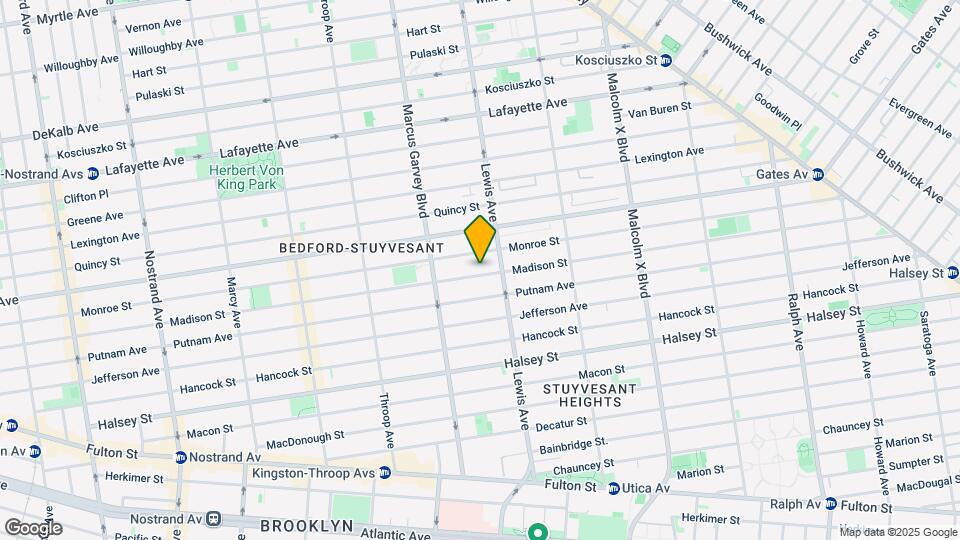 521 Madison St Map and Location Details